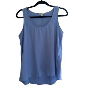 J. Crew Mercantile Blue Sleeveless Blouse Top Womens Size Medium